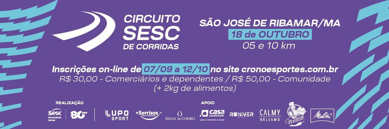 CIRCUITO SESC DE CORRIDAS - SÃO JOSÉ DE RIBAMAR 2026