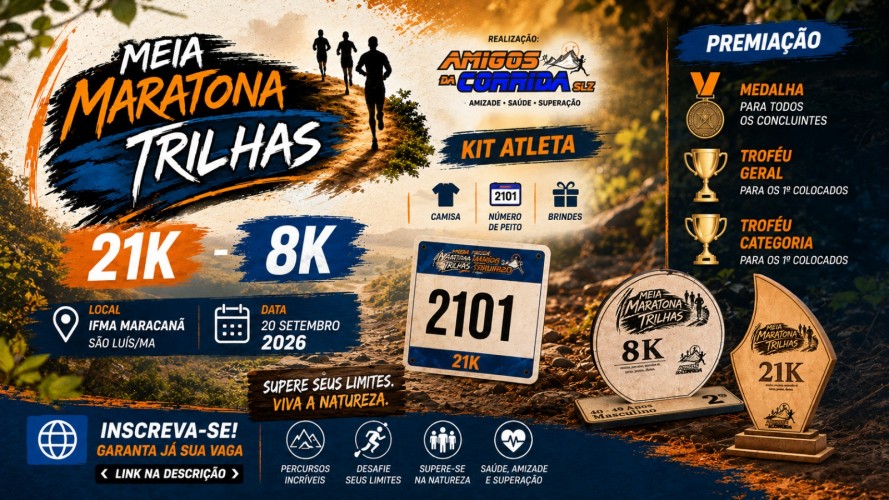 I MEIA MARATONA TRILHAS - AMIGOS DA CORRIDA