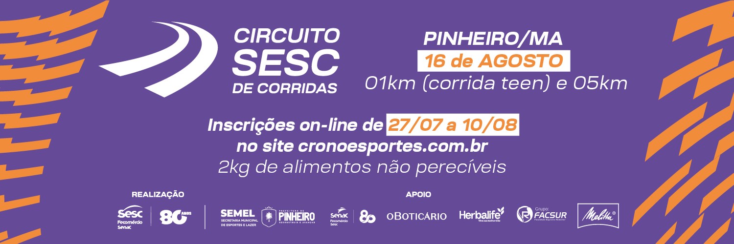 CIRCUITO SESC DE CORRIDAS 2026 - PINHEIRO